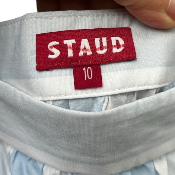 STAUD Sea Stripe Tiered Maxi Skirt - Picture 5 of 6